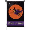 12 In. Halloween Garden Flag - Flying Witch -Kite And Flag Shop 56065g FlyingWitch