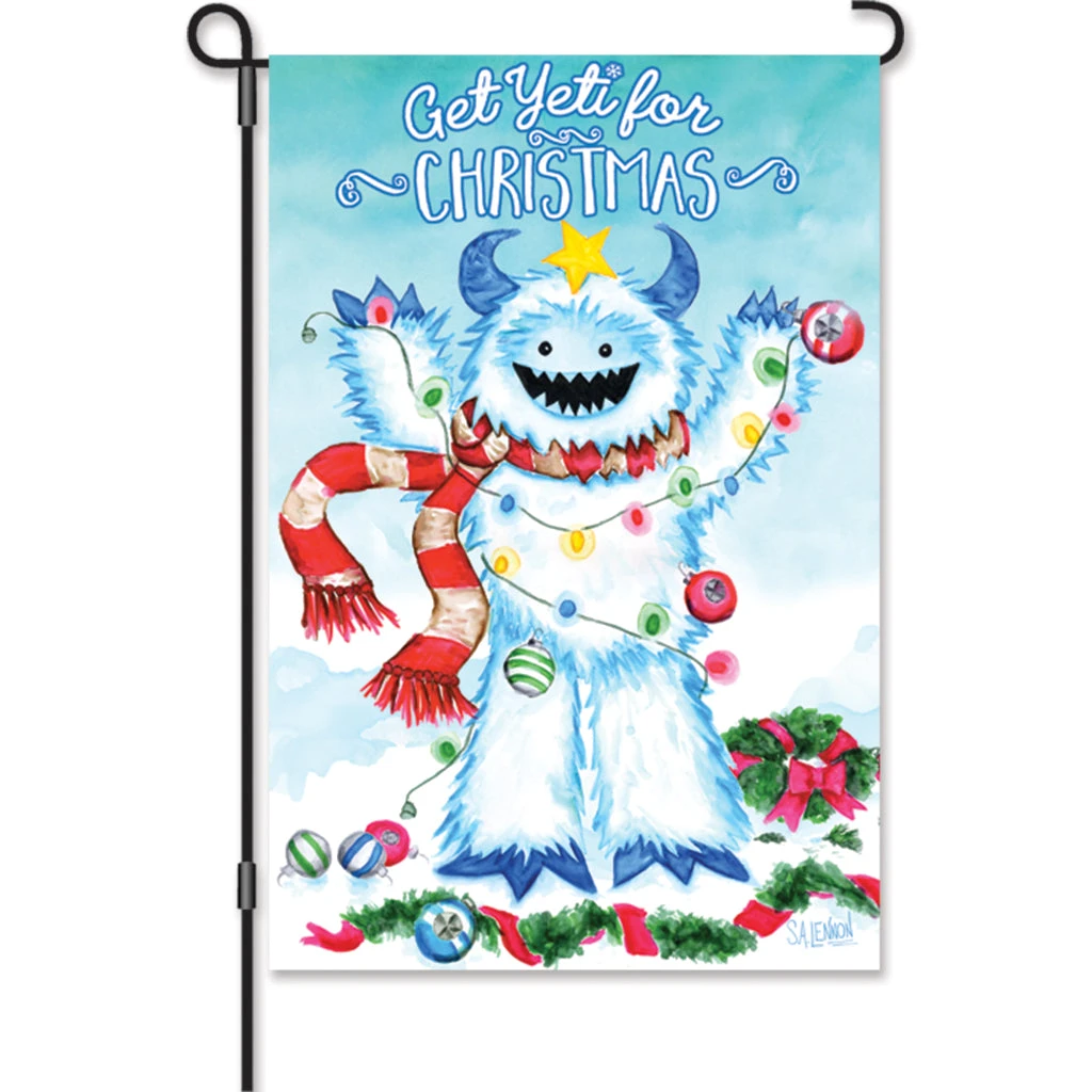 12 In. Flag - Get Yeti For Christmas 3 12 In. Flag - Get Yeti For Christmas