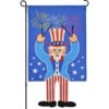 13 In. Enhanced Flag -Uncle Sam Sparklers 2 13 In. Enhanced Flag -Uncle Sam Sparklers -Kite And Flag Shop 56314p UncleSam AppliqueFlag 1024
