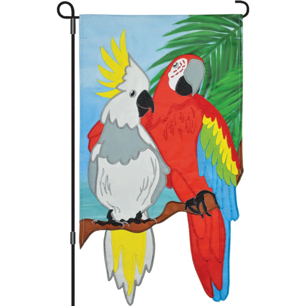 13 In. Enhanced Flag - Tropical Friends 3 13 In. Enhanced Flag - Tropical Friends