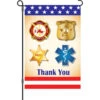 12 In. Flag - First Responders -Kite And Flag Shop 56325p FirstResponders Garden 1024