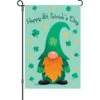 12 In. Flag - St. Patrick's Day Gnome -Kite And Flag Shop 56348p St Pat Gnome Garden 1024