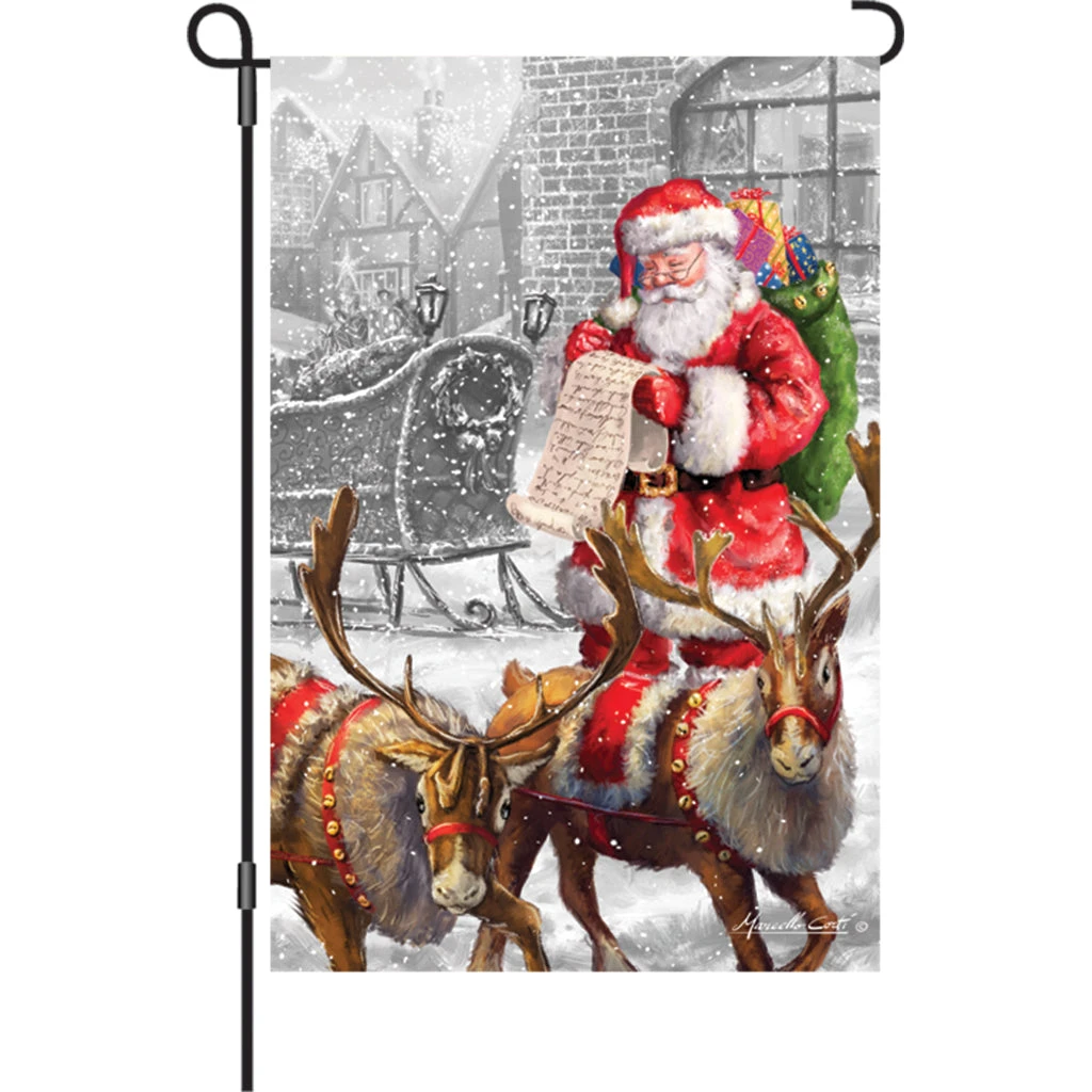 12 In. Flag - Check It Twice 3 12 In. Flag - Check It Twice