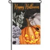 12 In. Flag - Floral Jack O'Lantern 1 12 In. Flag - Floral Jack O'Lantern -Kite And Flag Shop 56357p FloralJackOLantern Garden 1024