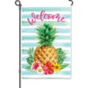 12 In. Flag - Hibiscus Pineapple -Kite And Flag Shop 56372p HibiscusPineapple Garden 1024