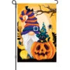 12 In. Flag - Halloween Gnome -Kite And Flag Shop 56374p HalloweenGnome Garden 1024