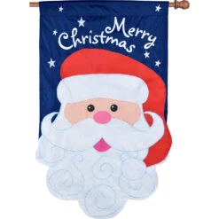 Applique Flag - Merry Christmas
