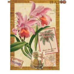 28 In. Flag - Aloha Orchid