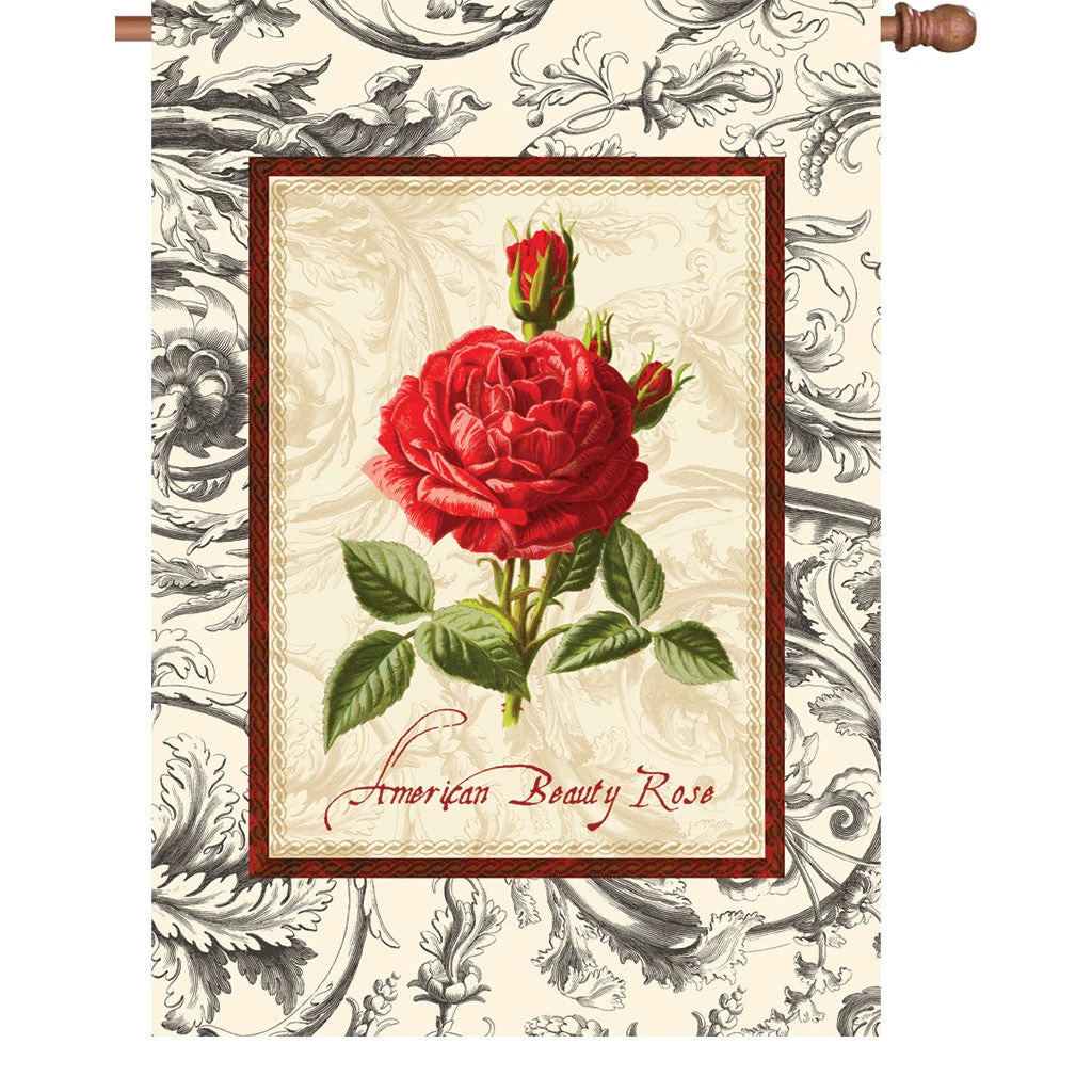 28 In. Flag - American Beauty Rose 3 28 In. Flag - American Beauty Rose