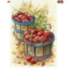 28 In. Flag - Apple Baskets 1 28 In. Flag - Apple Baskets -Kite And Flag Shop 57085g AppleBasketAndCornstalks