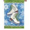 28 In. Flag - Ice Skates & Snow