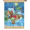 28 In. Flag - Winter Wonders Angel 2 28 In. Flag - Winter Wonders Angel -Kite And Flag Shop 57098g WinterWonders Angel