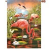 28 In. Flag - Flamingo Sunset -Kite And Flag Shop 57101g FlamingoSunset