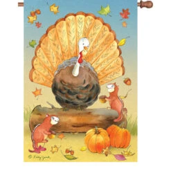 28 In. Flag - Turkey & Friends