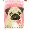 28 In. Flag - Pugs & Kisses -Kite And Flag Shop 57296p PugsAndKisses 1024