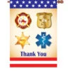 28 In. Flag - First Responders -Kite And Flag Shop 57325p FirstResponders House 1024