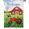 28 In. Flag - Welcome Farm -Kite And Flag Shop 57368p WelcomeFarm House 1024