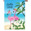 28 In. Flag - Summer Flamingo 2 28 In. Flag - Summer Flamingo -Kite And Flag Shop 57371p SummerFlamingos House 1024
