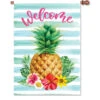 28 In. Flag - Hibiscus Pineapple 1 28 In. Flag - Hibiscus Pineapple -Kite And Flag Shop 57372p HibiscusPineapple House 1024