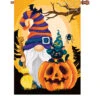 28 In. Flag - Halloween Gnome -Kite And Flag Shop 57374p HalloweenGnome House 1024