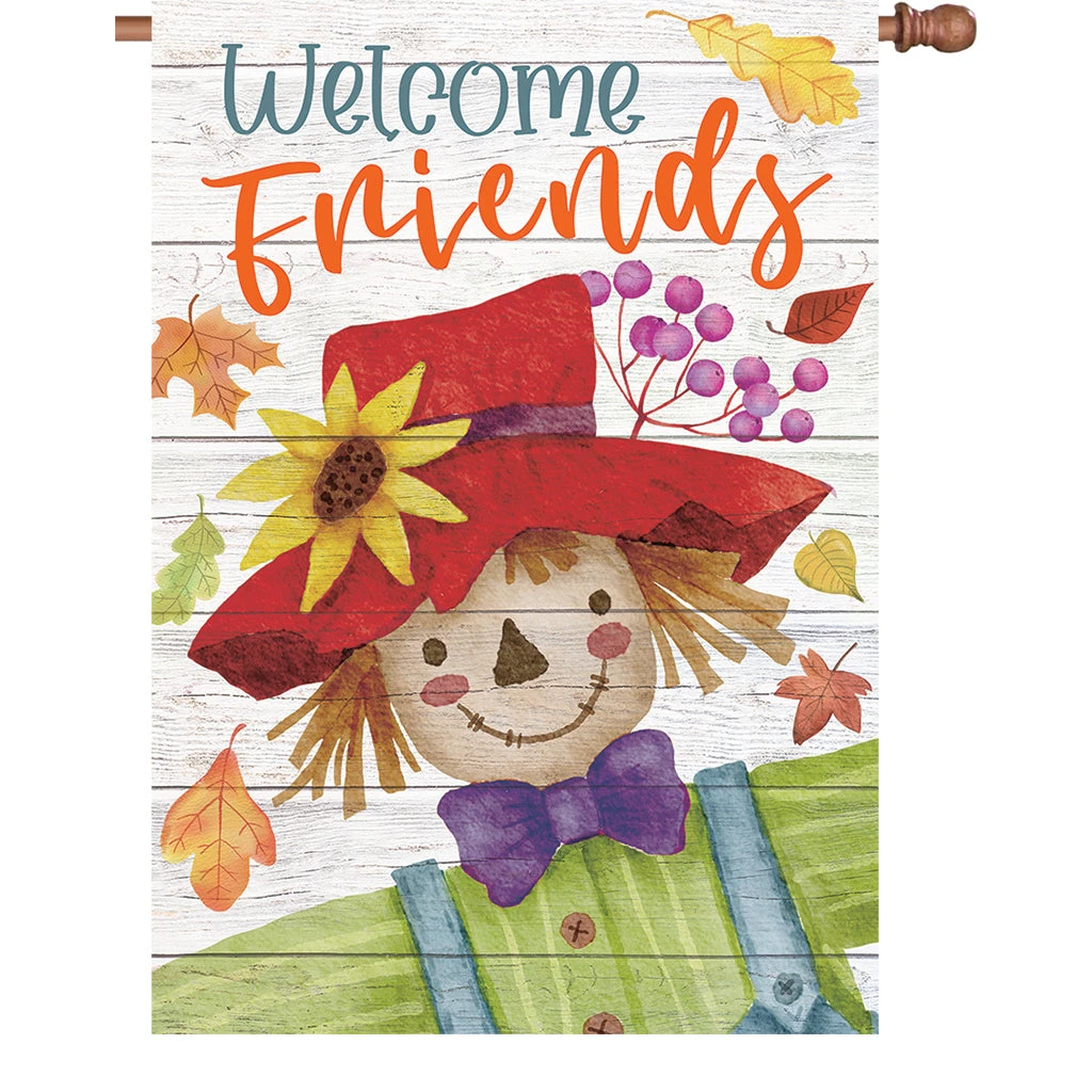 28 In. Flag - Welcome Friends 3 28 In. Flag - Welcome Friends