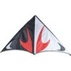 80 In. Travel Delta Kite - Red & Black 1 80 In. Travel Delta Kite - Red & Black -Kite And Flag Shop 60035p BlackRed 80inTravelDelta