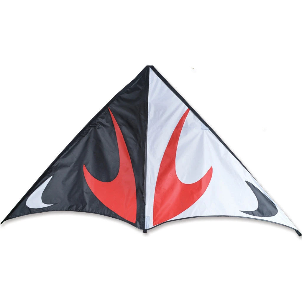 80 In. Travel Delta Kite - Red & Black 3 80 In. Travel Delta Kite - Red & Black
