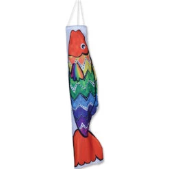 Koi Windsock - Zigzag Rainbow Fish
