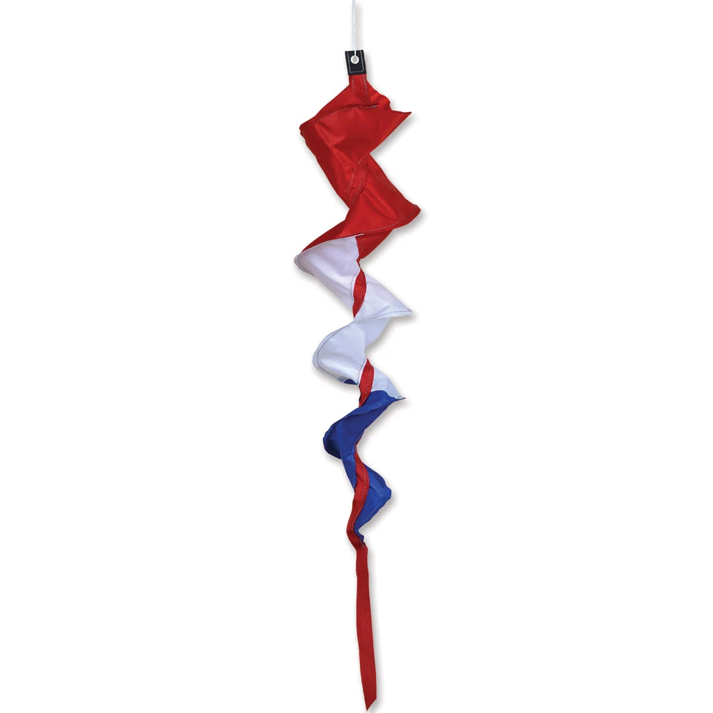 SoundWinds Small Fusilli Spinning Windsock - Patriotic 3 SoundWinds Small Fusilli Spinning Windsock - Patriotic