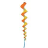SoundWinds Large Fusilli Spinning Windsock - Yellow 2 SoundWinds Large Fusilli Spinning Windsock - Yellow -Kite And Flag Shop 77383