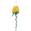 SoundWinds Yellow Rose Spinning Windsock -Kite And Flag Shop 78101p Rose Yellow 1024