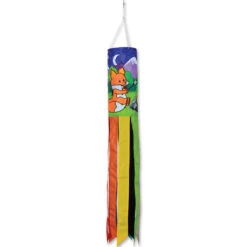 Embroidered Applique Windsock - Camping Critters