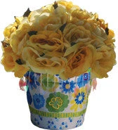 Flower Pot Cover - Garden Blooms