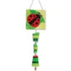 Glass Sun Catcher Mobile - Ladybug 2 Glass Sun Catcher Mobile - Ladybug -Kite And Flag Shop 81102p Ladybug