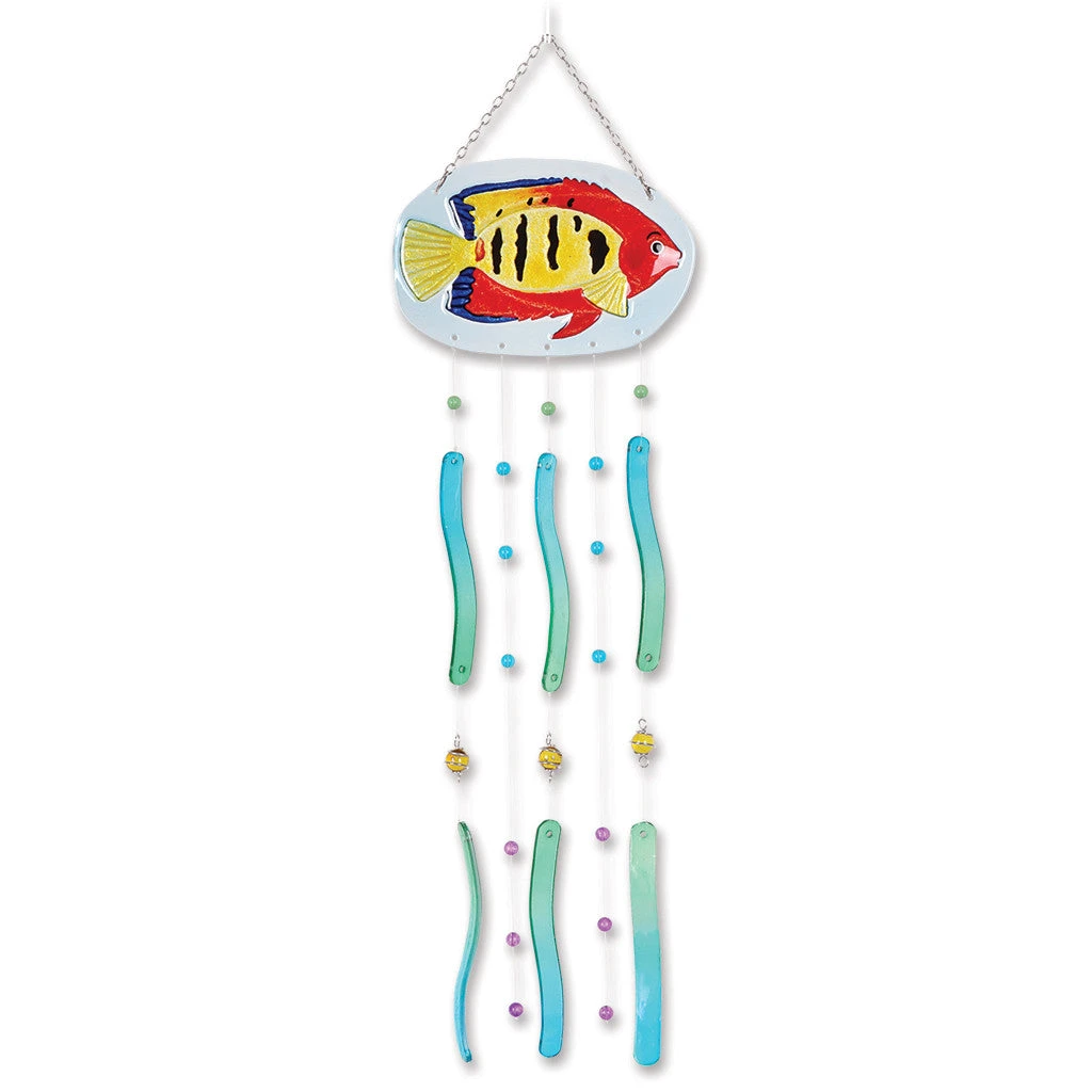 Fish Wind Chime - Flame Fish 3 Fish Wind Chime - Flame Fish