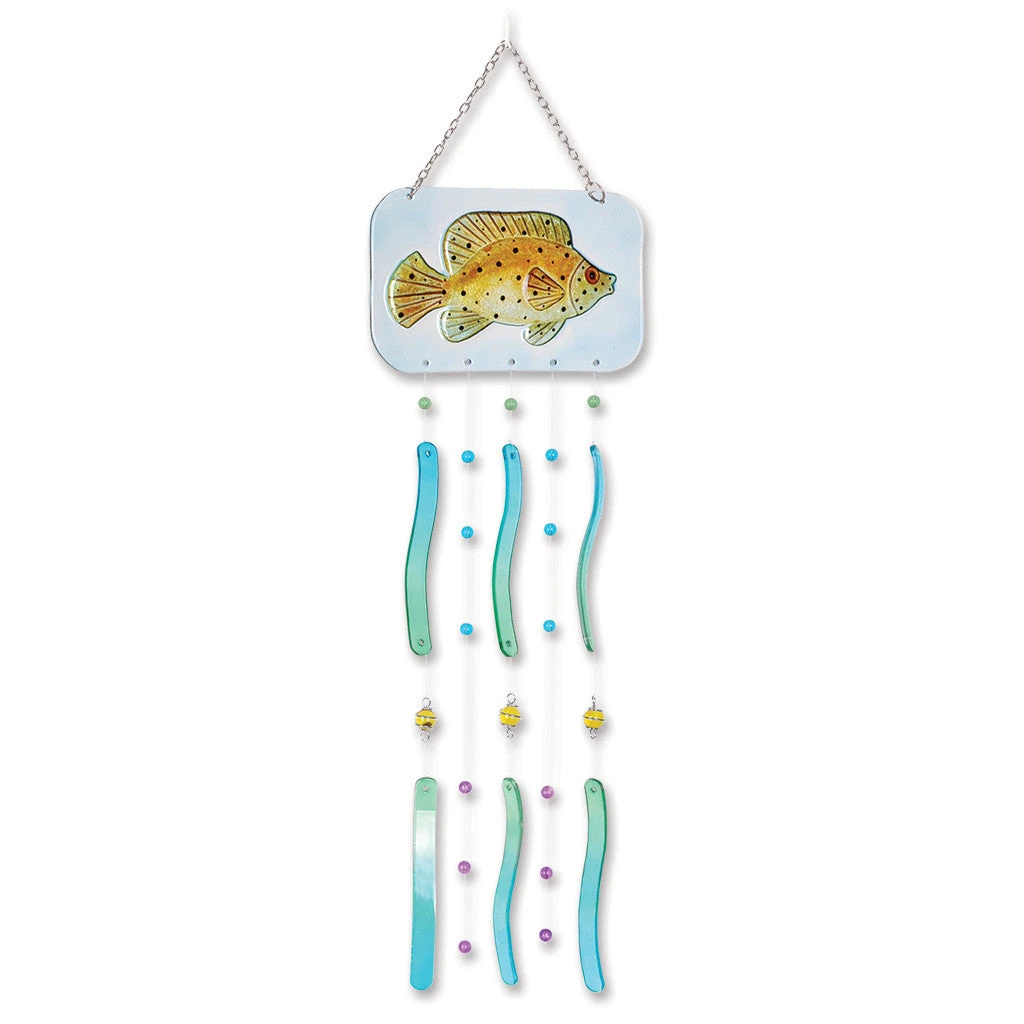 Fish Wind Chime - Spotted Grouper 3 Fish Wind Chime - Spotted Grouper