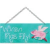 Glass Expression - Pigs Fly -Kite And Flag Shop 81136p WhenPigsFly
