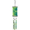 Silhouette Glass Wind Chime - Brocade 1 Silhouette Glass Wind Chime - Brocade -Kite And Flag Shop 81167p Brocade