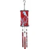 Silhouette Glass Wind Chime - Coral 2 Silhouette Glass Wind Chime - Coral -Kite And Flag Shop 81168p Coral