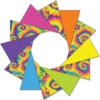 80 In. F-Stop Spinner For Kites And Line - Tie Dye -Kite And Flag Shop 99297g Tie Dye 80inF stop