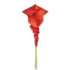 SoundWinds Large Rotini Spinning Windsock - Red -Kite And Flag Shop 99734