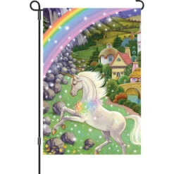 12 In. Flag - Unicorn