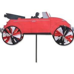 26 In. VW Red Convertible Spinner