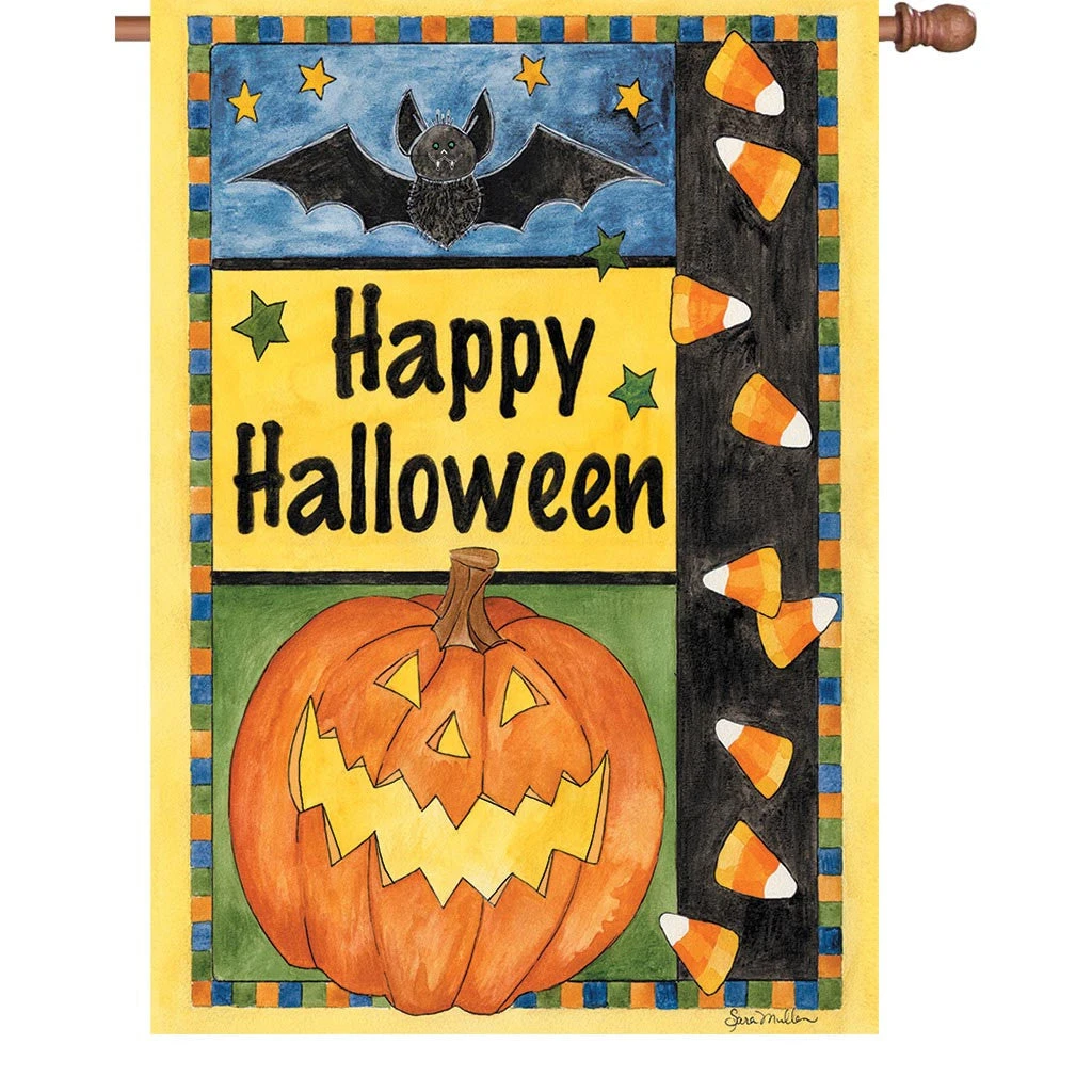 28 In. Flag - Halloween Smiles 3 28 In. Flag - Halloween Smiles