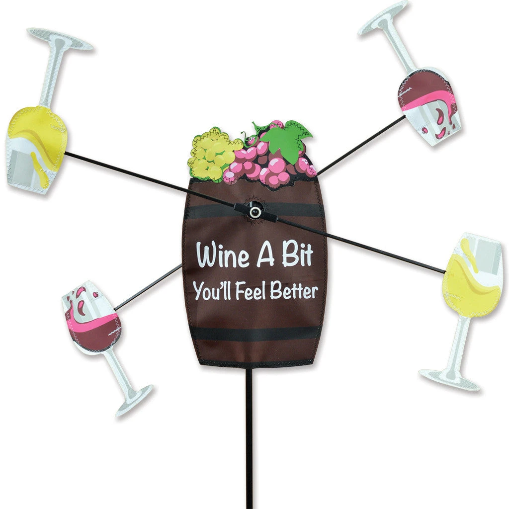 WhirliGig Spinner - 21 In. Wine A Bit 3 WhirliGig Spinner - 21 In. Wine A Bit